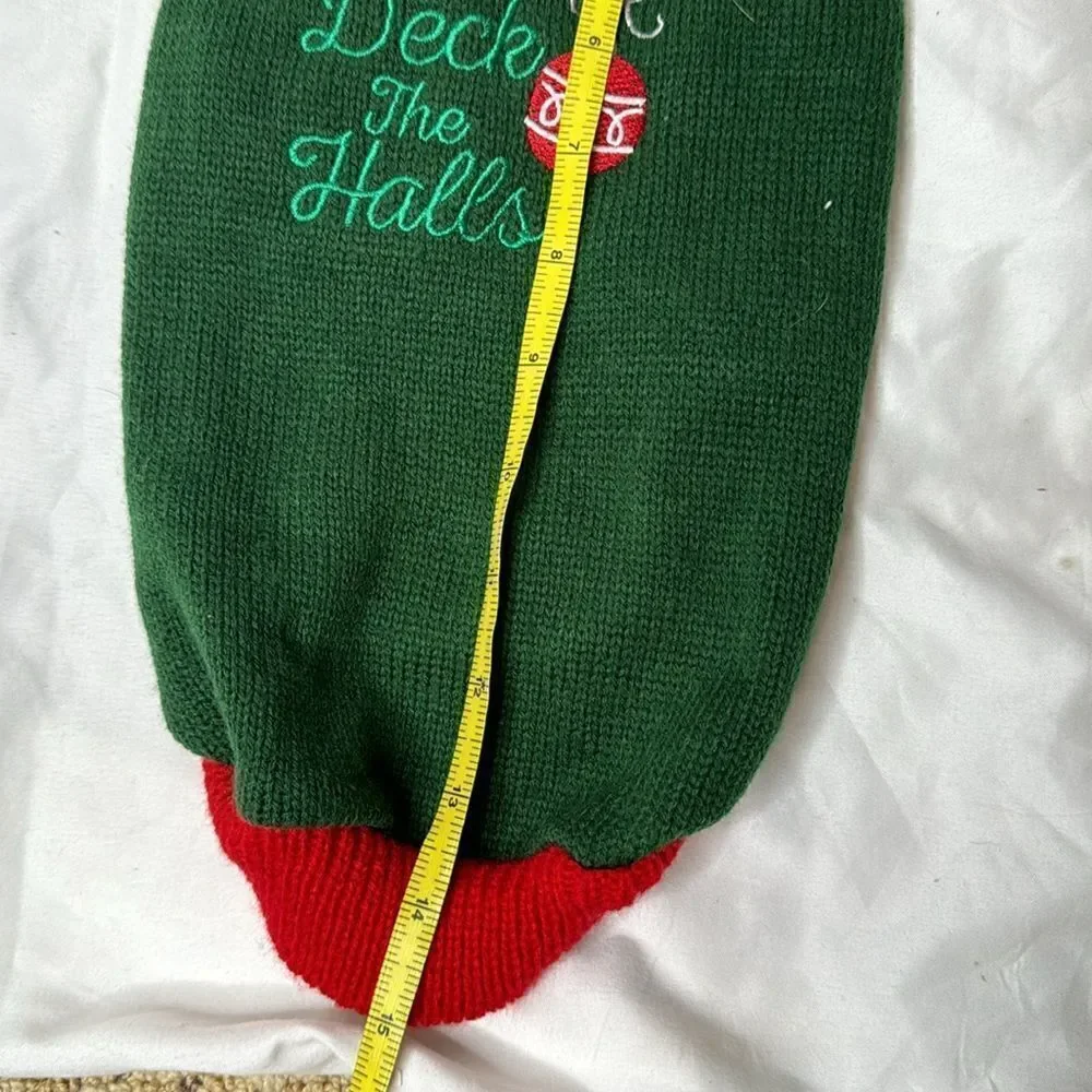 Ellen Degeneres ED “Deck The Halls” Dog Sweater. Size Medium.